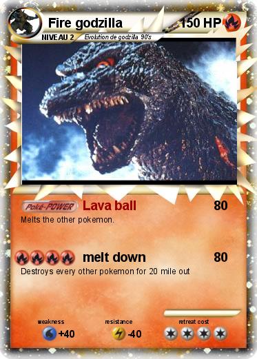 Pokemon Fire godzilla