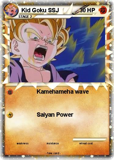 Pokemon Kid Goku SSJ