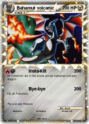 Pokemon Bahamut volcanic