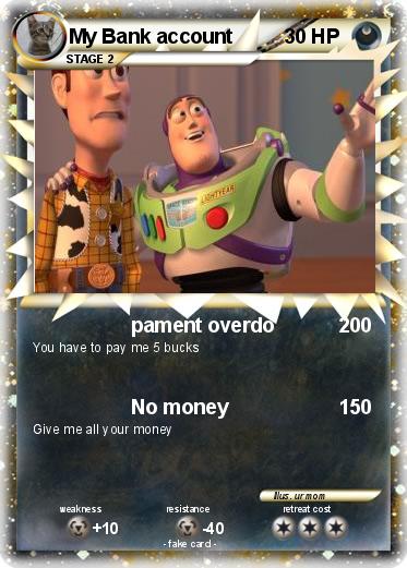 Pokemon My Bank account