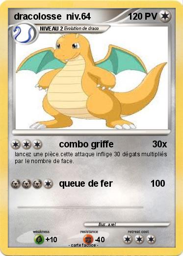 Pokemon dracolosse  niv.64