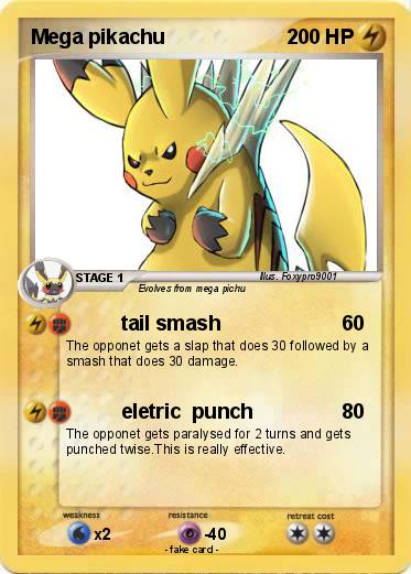 Pokemon Mega pikachu