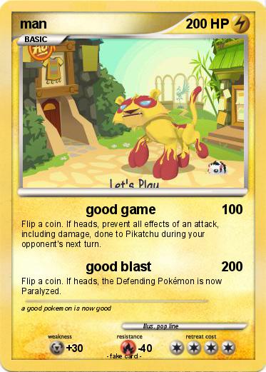 Pokemon man
