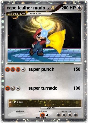 Pokemon cape feather mario