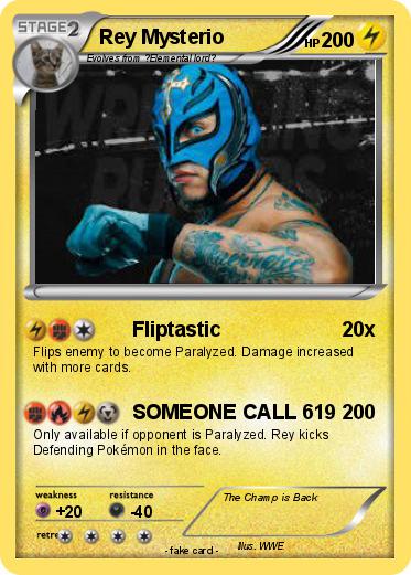 Pokémon Rey Mysterio 1245 1245 - Fliptastic - My Pokemon Card