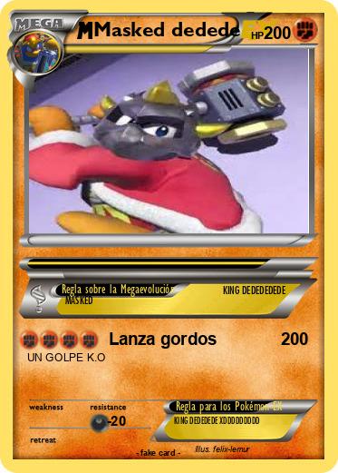 Pokemon Masked dedede