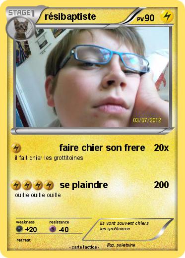 Pokemon résibaptiste