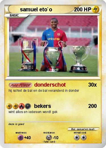 Pokemon samuel eto`o