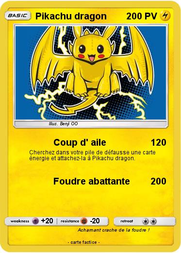 Pokemon Pikachu dragon