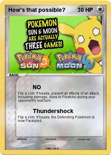 Pokemon How's that possible?