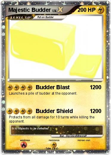 Pokemon Majestic Budder