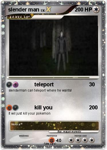 Pokemon slender man