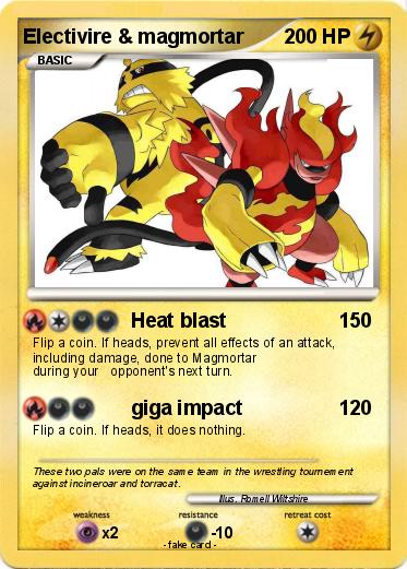 Pokemon Electivire & magmortar