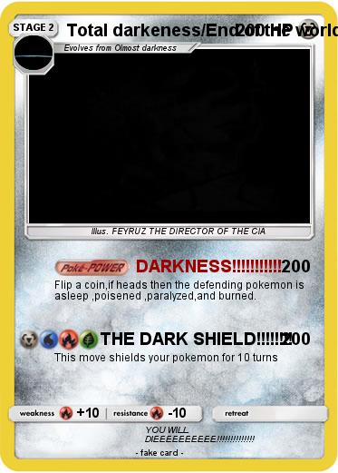 Pokemon Total darkeness/End of the world