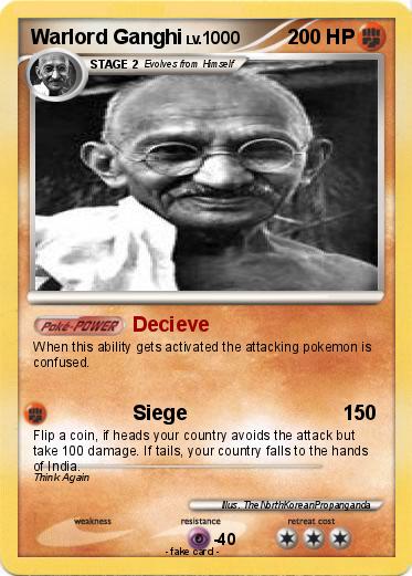 Pokemon Warlord Ganghi