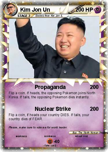 Pokemon Kim Jon Un