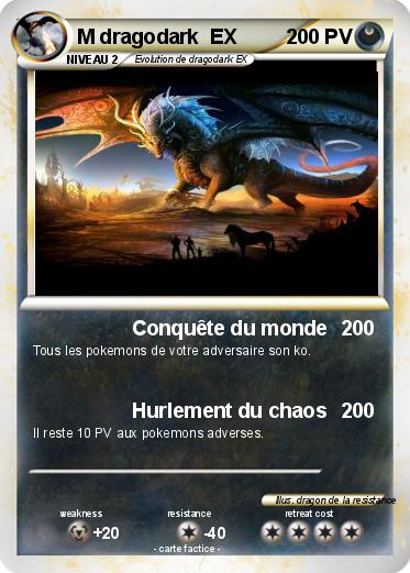 Pokemon M dragodark  EX