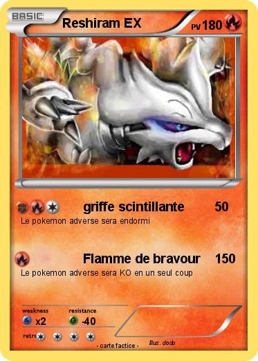 Pokemon Reshiram EX