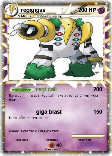 Pokemon regigigas