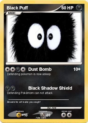 Pokemon Black Puff