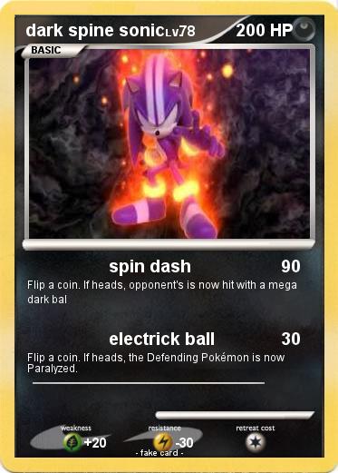 Pokemon dark spine sonic