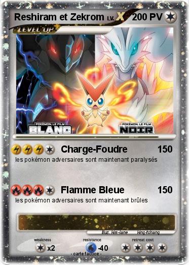 Pokemon Reshiram et Zekrom