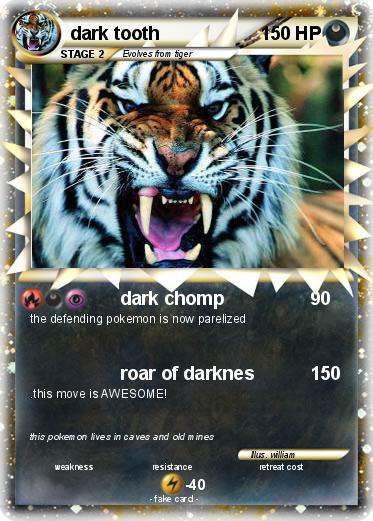 Pokemon dark tooth