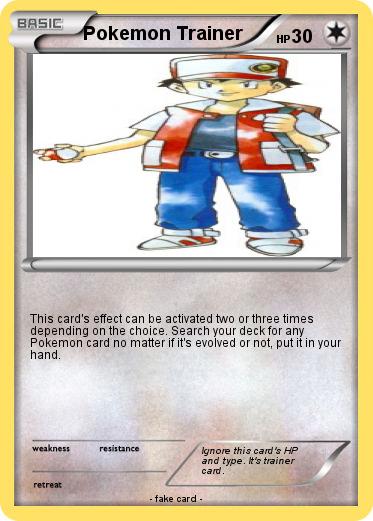 Pokemon Pokemon Trainer