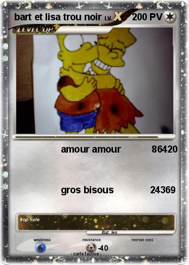 Pokemon bart et lisa trou noir