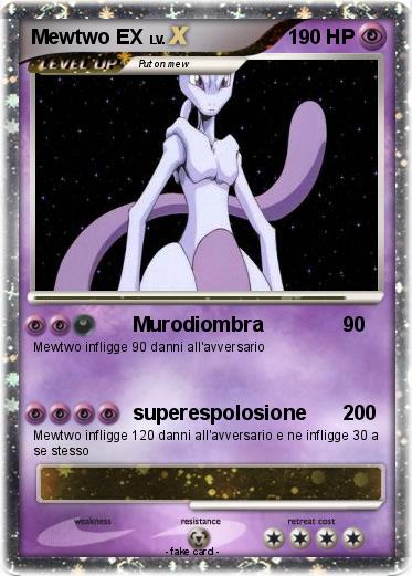 Pokemon Mewtwo EX