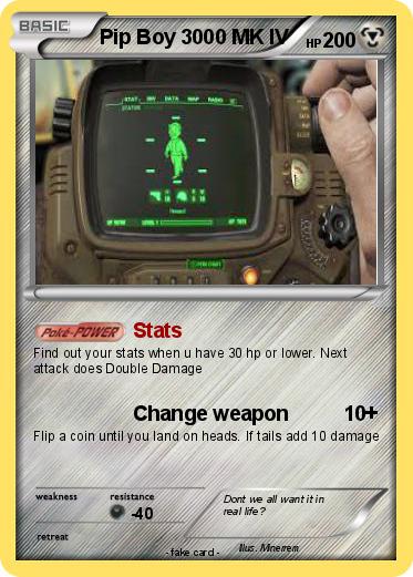 Pokemon Pip Boy 3000 MK IV