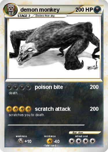 Pokemon demon monkey