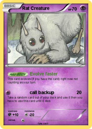 Pokemon Rat Creature