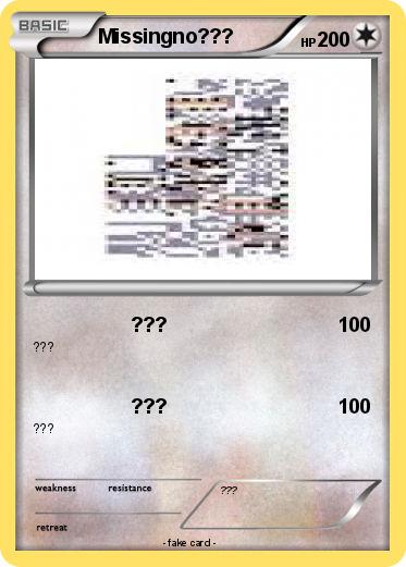 Pokemon Missingno???