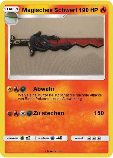 Pokemon Magisches Schwert