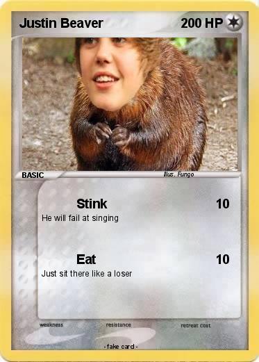 Pokemon Justin Beaver