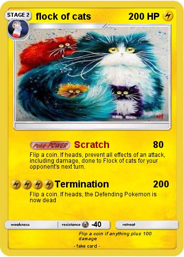 Pokemon flock of cats