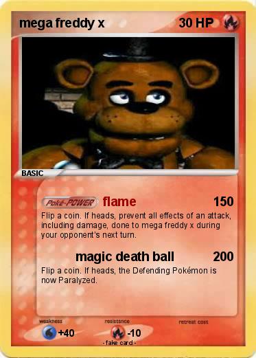 Pokemon mega freddy x
