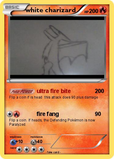 Pokemon white charizard
