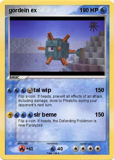 Pokemon gordein ex