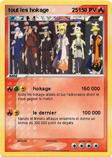 Pokemon tout les hokage               25