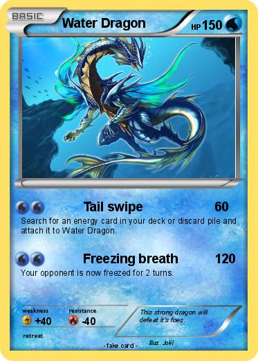 Pokemon Water Dragon