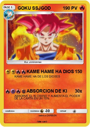 Pokemon GOKU SSJGOD
