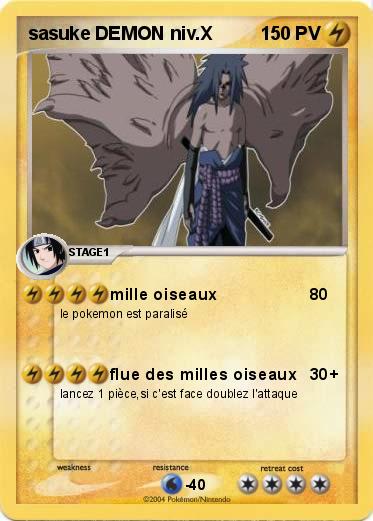 Pokemon sasuke DEMON niv.X