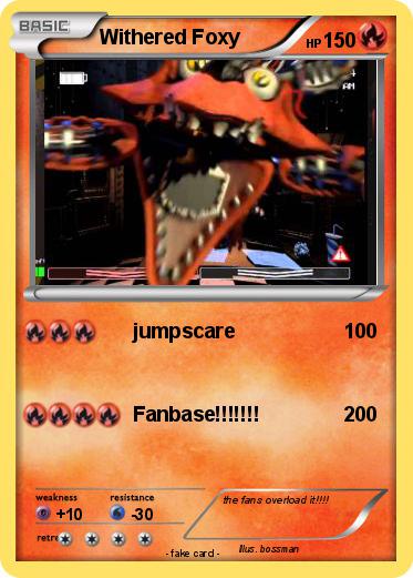 Pokemon Withered Foxy