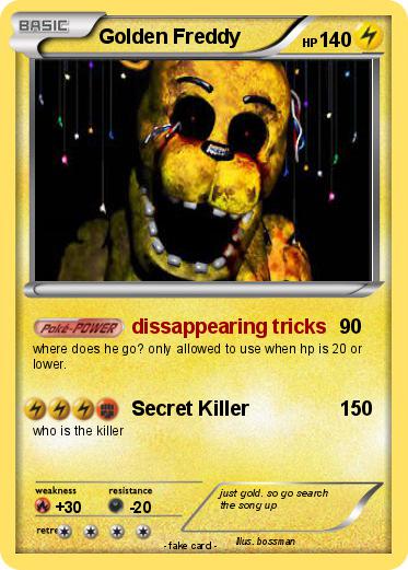 Pokemon Golden Freddy