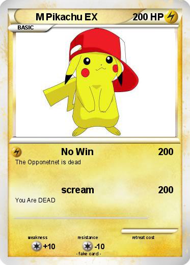 Pokemon M Pikachu EX
