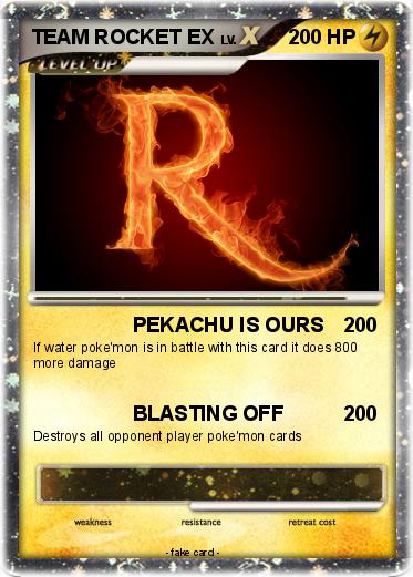 Pokemon TEAM ROCKET EX