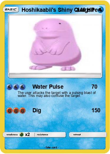 Pokemon Hoshikaabii's Shiny Quagsire