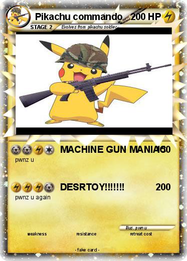 Pokemon Pikachu commando